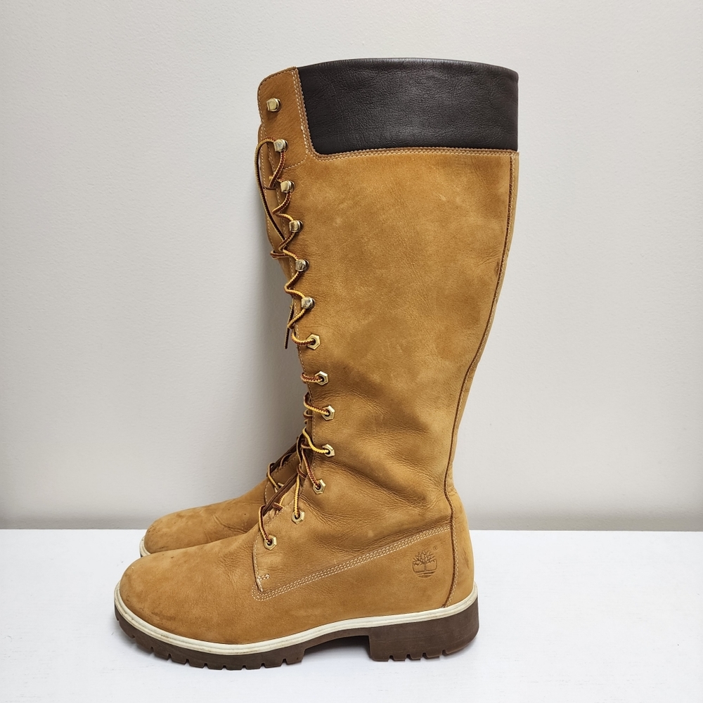 Timberline Knee High Lace Up Boots